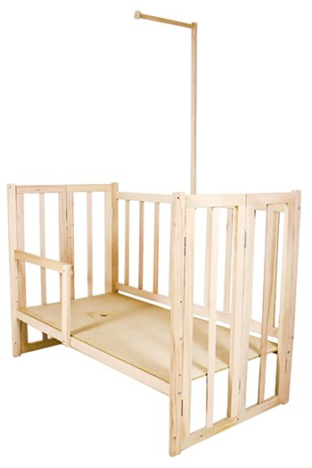 Zeki Çocuk Rimini Ahşap Anne Yanı Beşik Katlanır Model 60x120 Cm Full Set