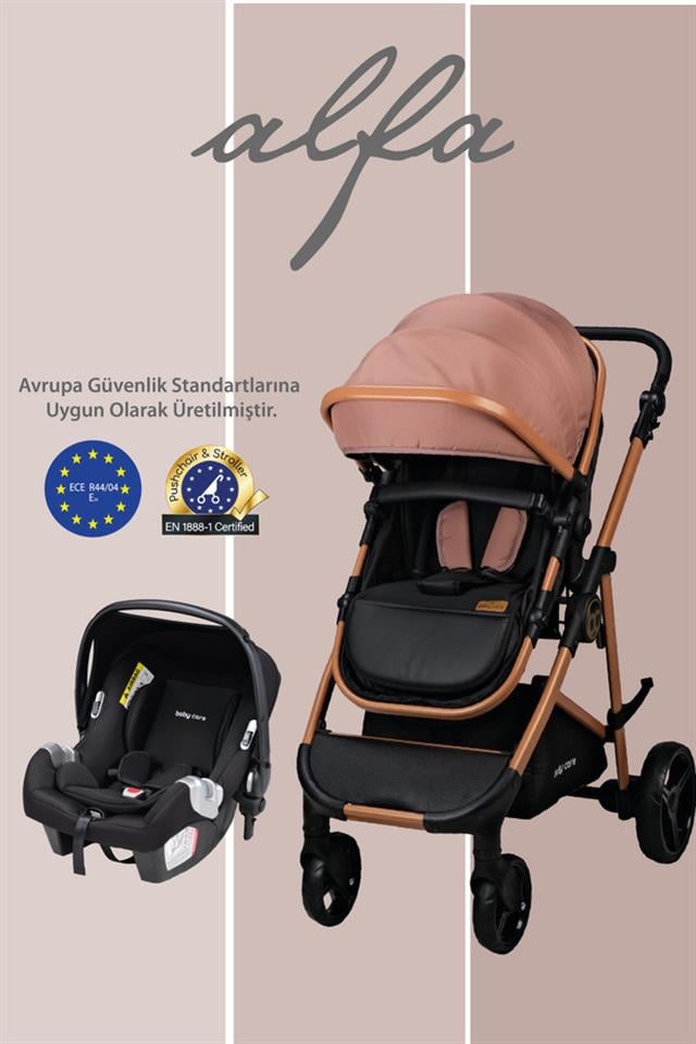 Baby Care Bc-370 Alfa Travel Sistem Bebek Arabas Bej 8698943148037