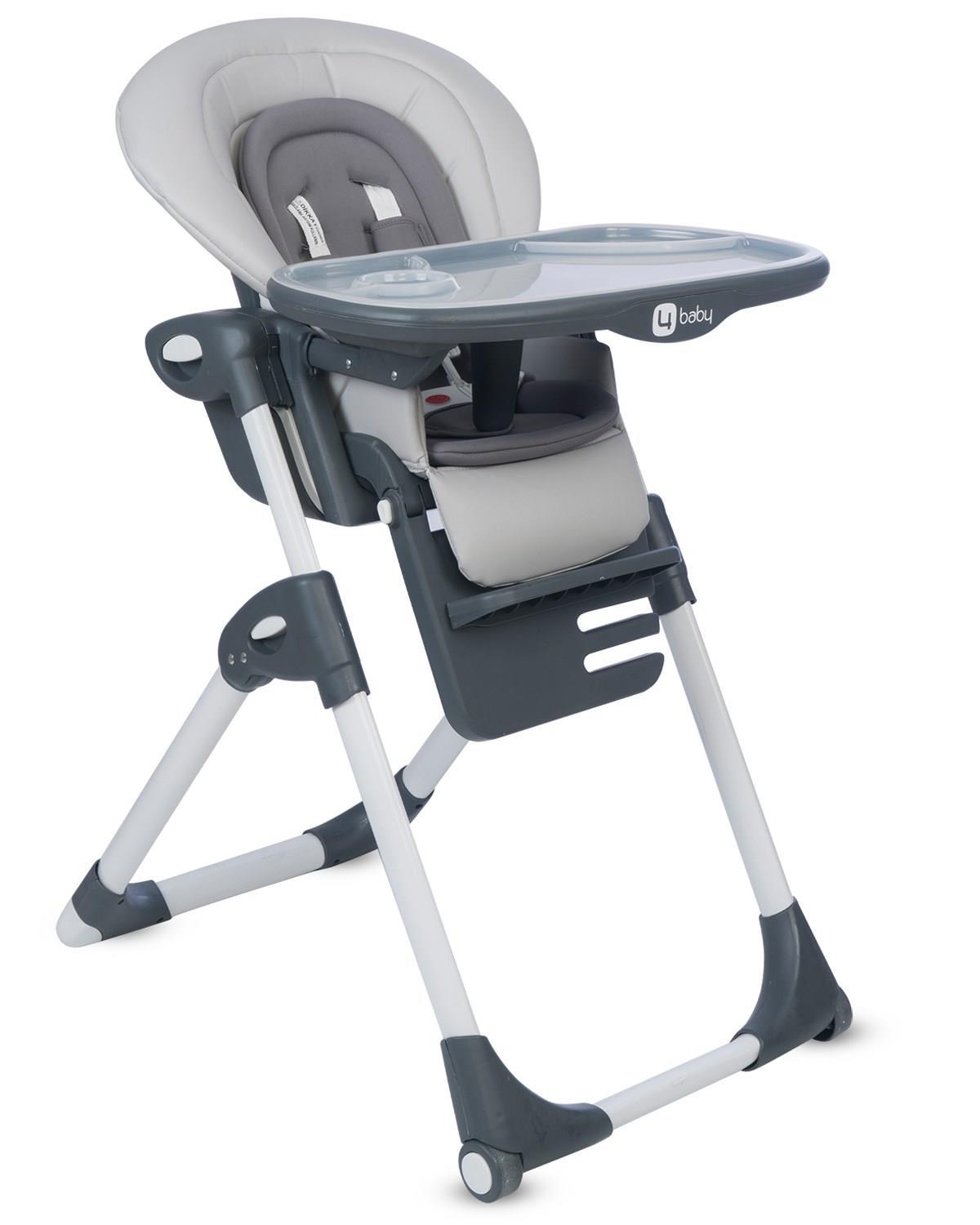 4 Baby AB-100 Formula Asansörlü Mama Sandalyesi Gri