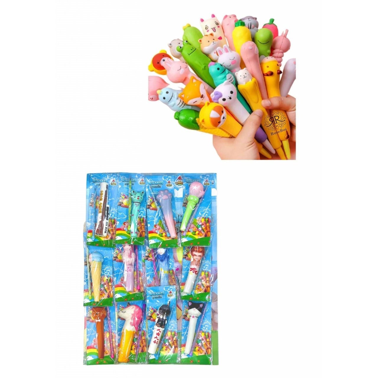 Altıntaş Oyuncak Kartela Kalem Squishy Karma Renk