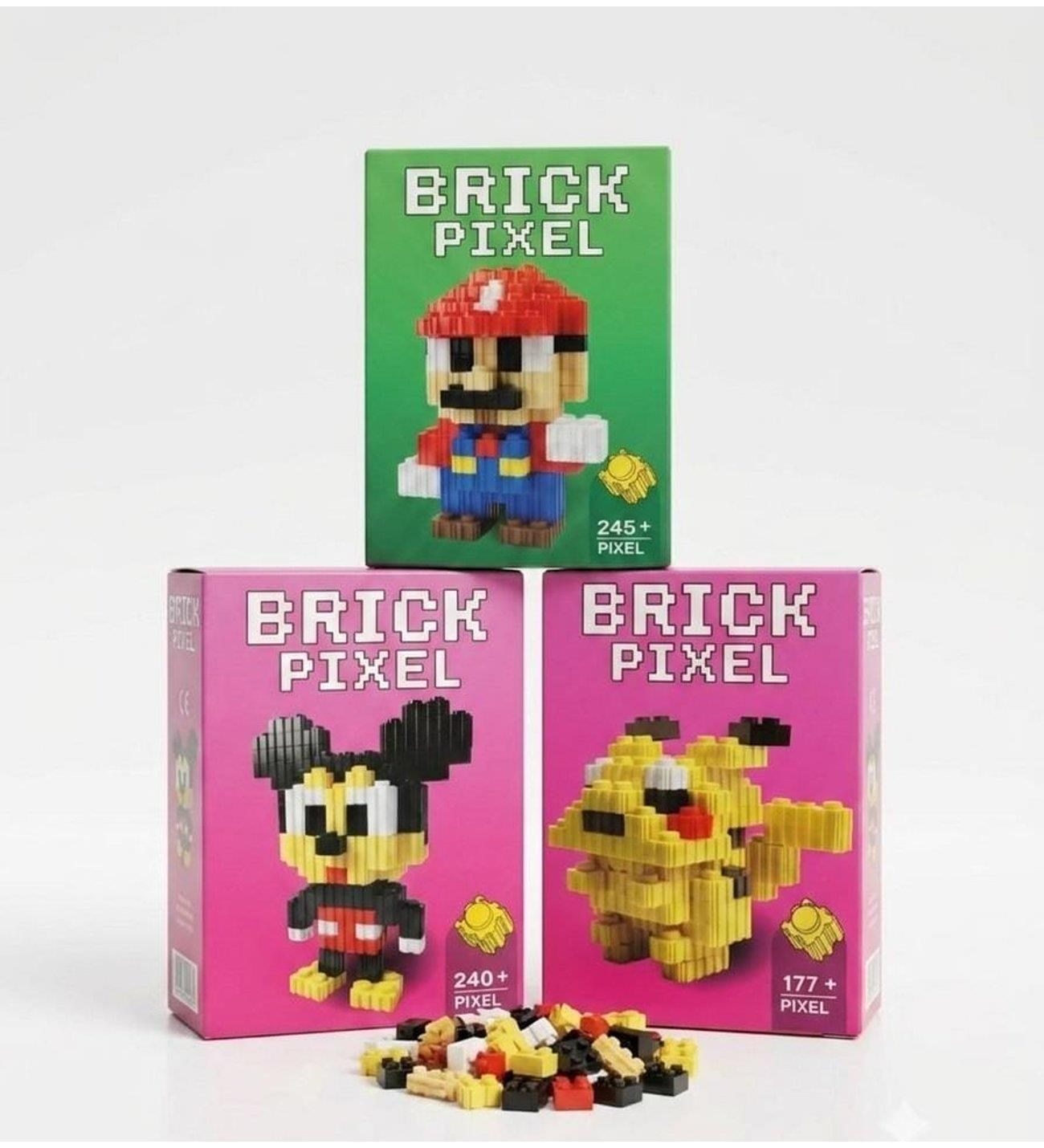 Altıntaş Oyuncak Mini Pixel Brick 215+pixel Karma Desen
