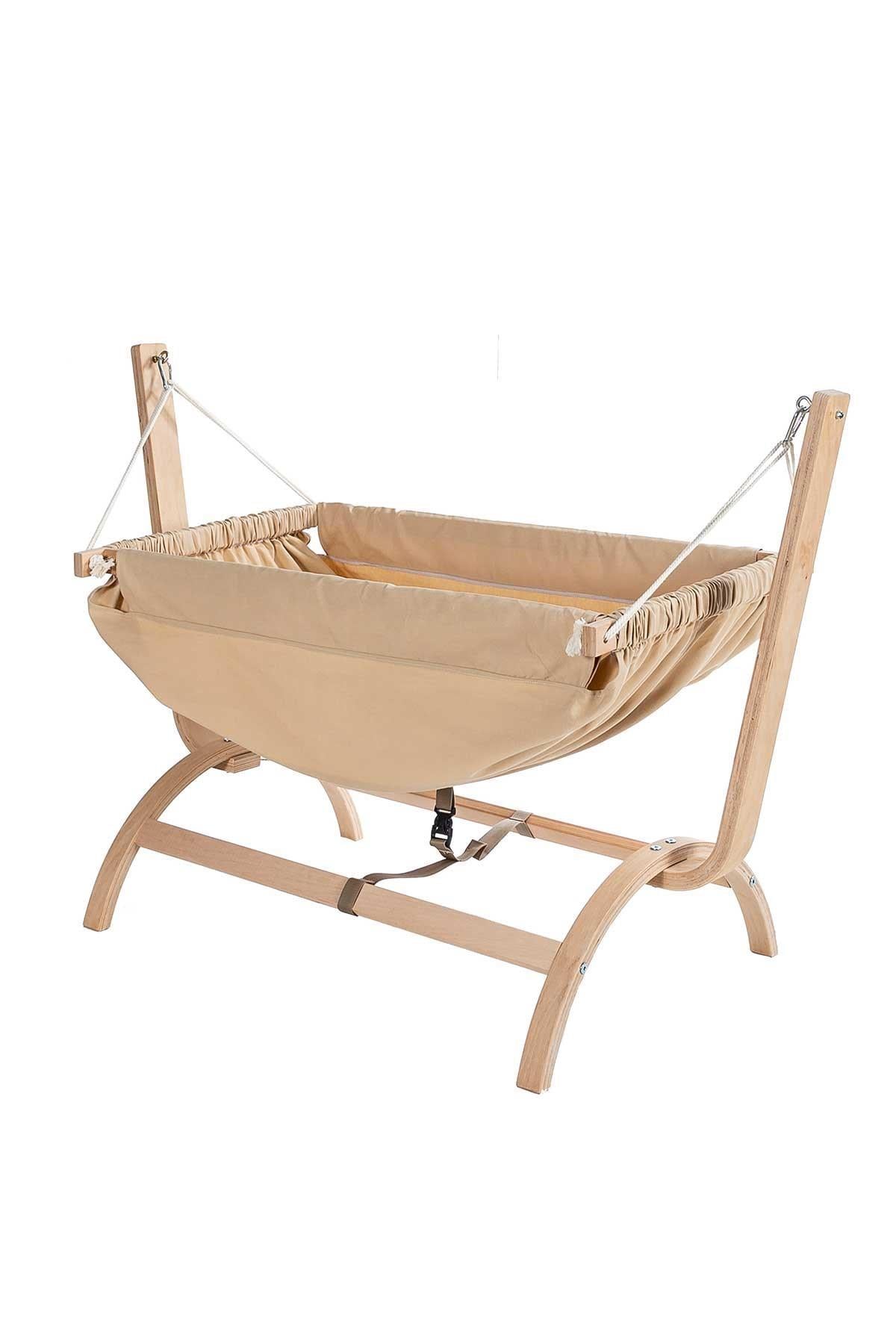 Baby Tech Lüx Sallanır Hamak Beşik - Kahve