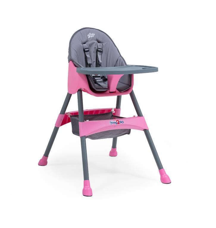 Baby2go 2270 Snack Mama Sandalyesi Pembe