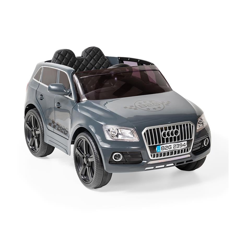 Baby2go 2394 Suv 12 Volt Uzaktan Kumandalı Deri Koltuklu Akülü Araba Gri