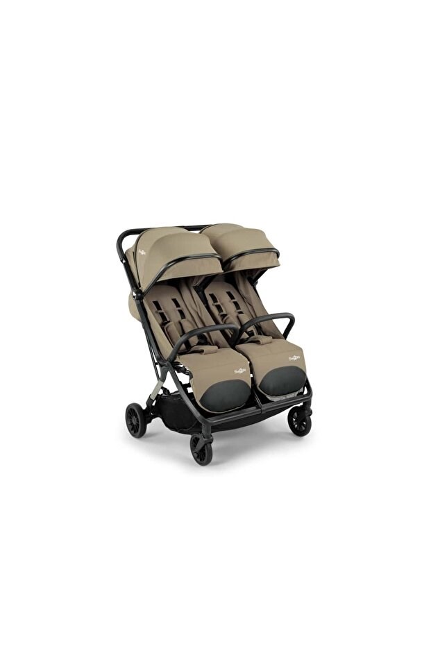 Baby2Go Avangarde Ikız Puset (Bej)