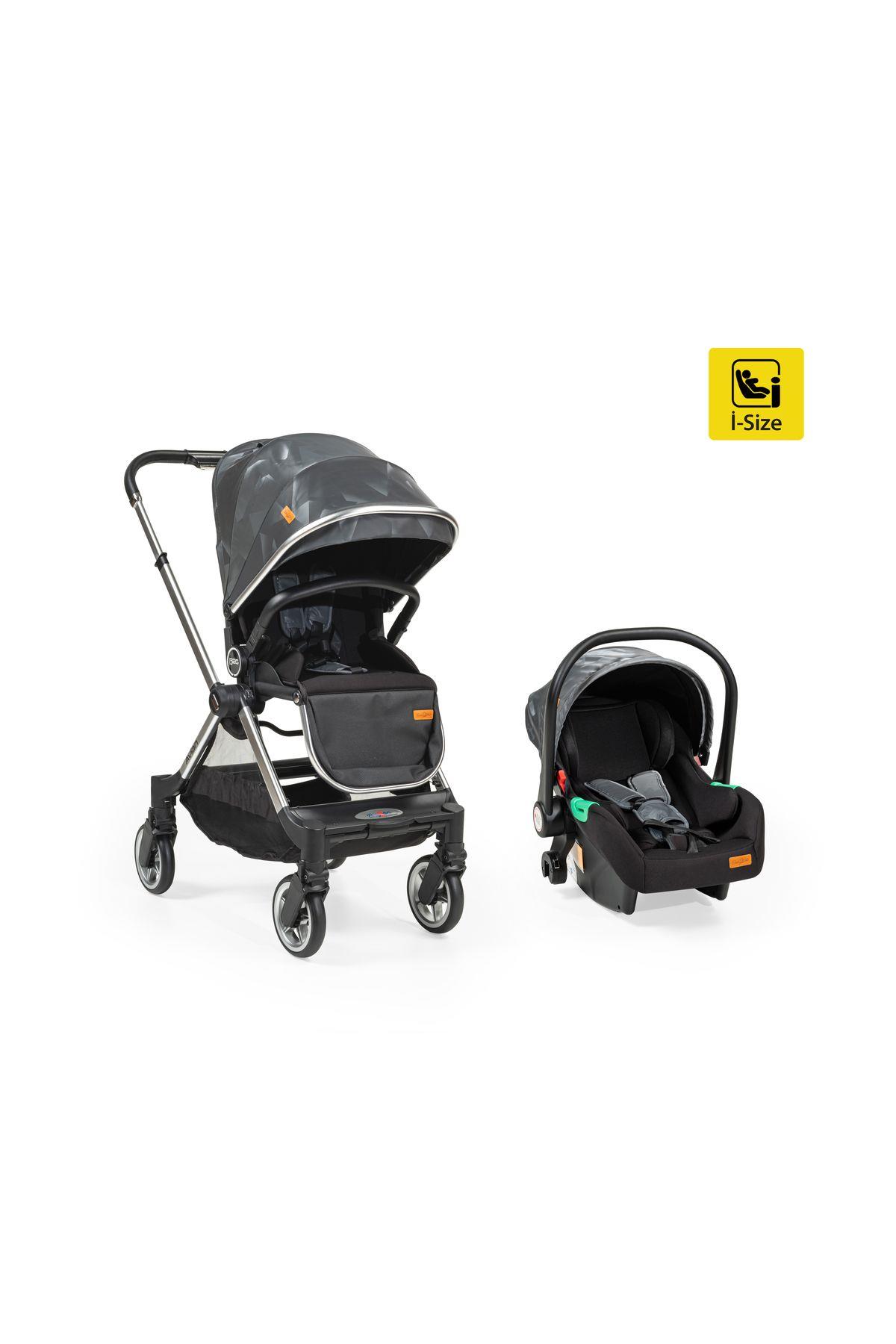 Baby2Go Avian Travel Sistem Bebek Arabası Gri 8682429254640