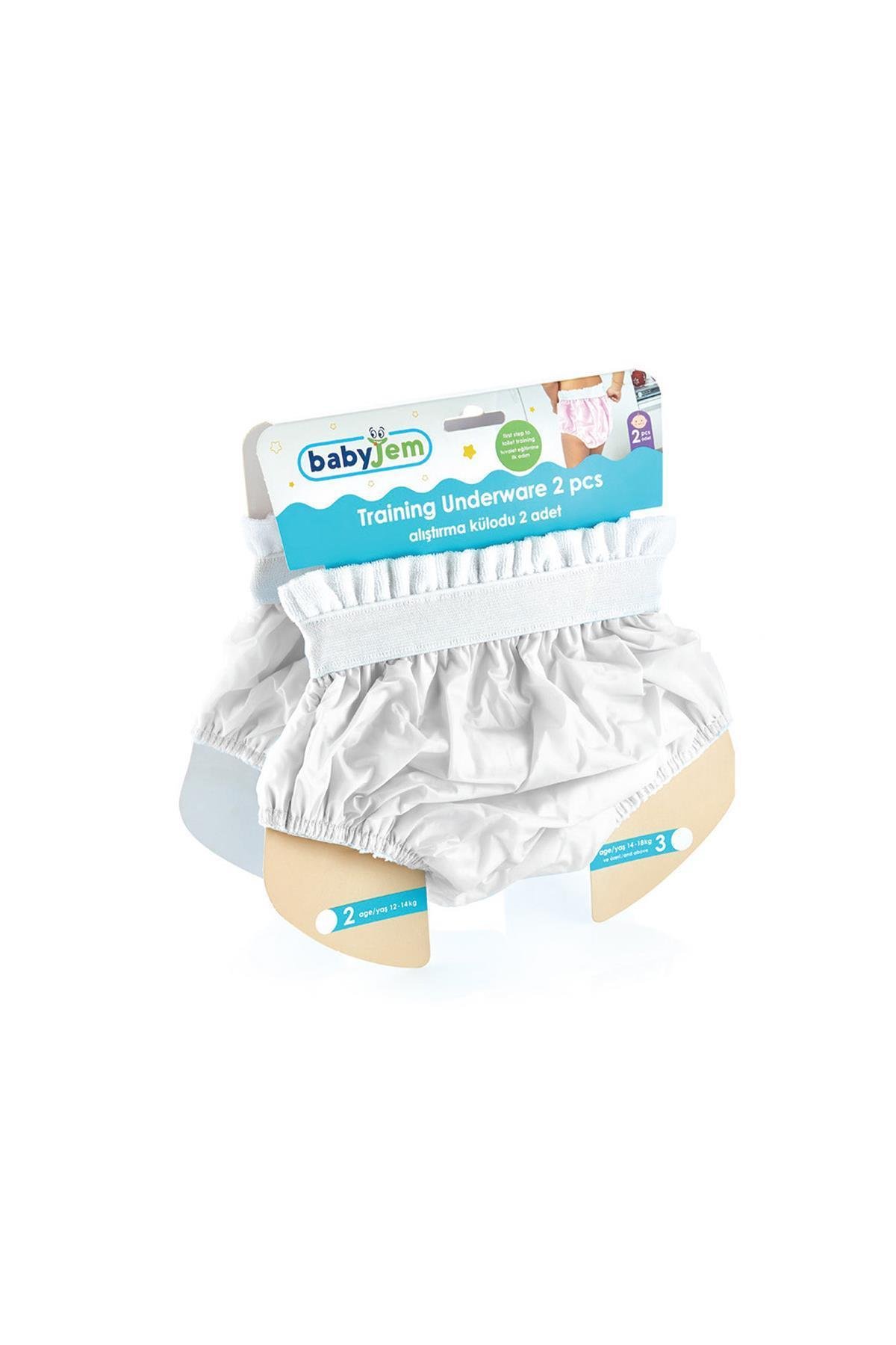 Babyjem Alıştırma Külodu  2 Li 2 Yaş Beyaz 155