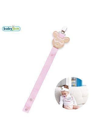 Babyjem Emzik Tutacağı Desenli Pembe Ayıcık 427