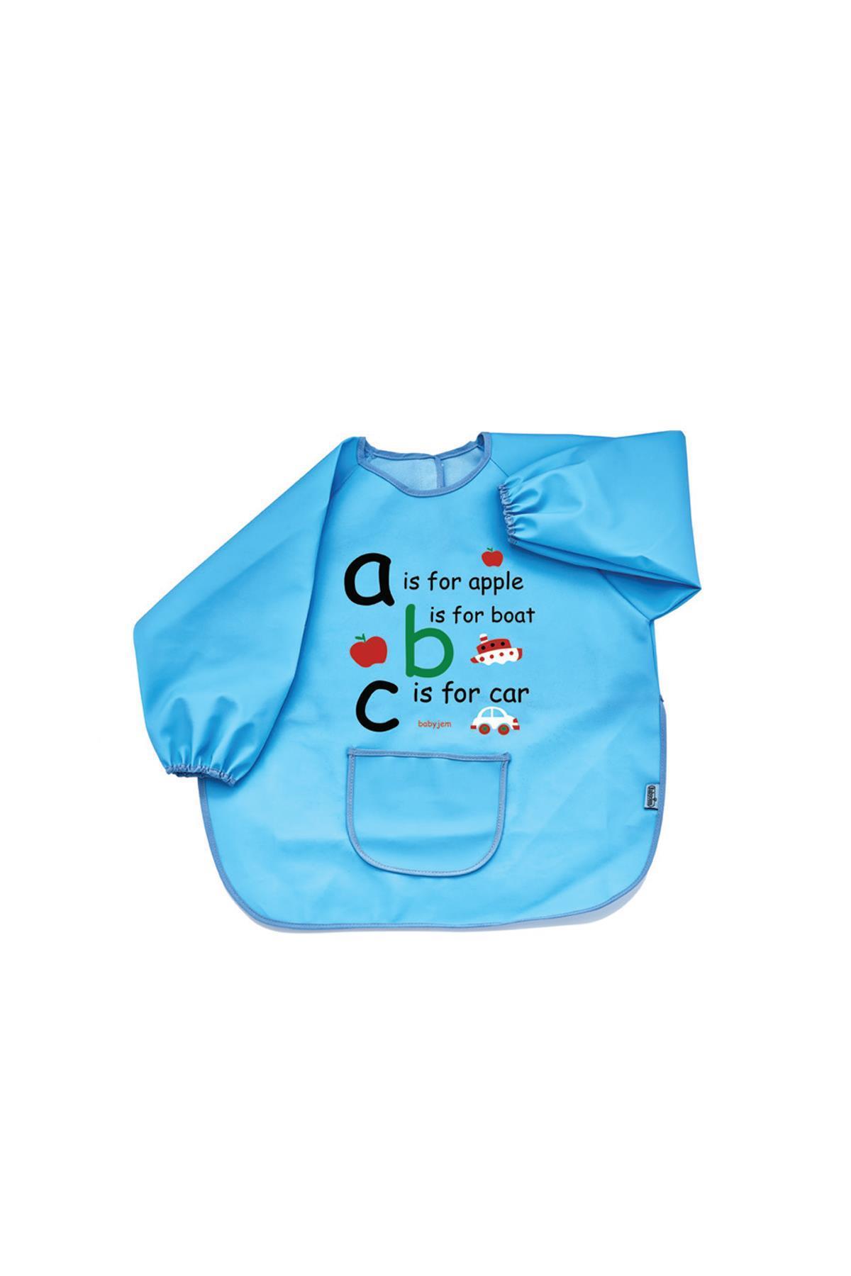 Babyjem Faaliyet Önlüğü Kollu Mavi