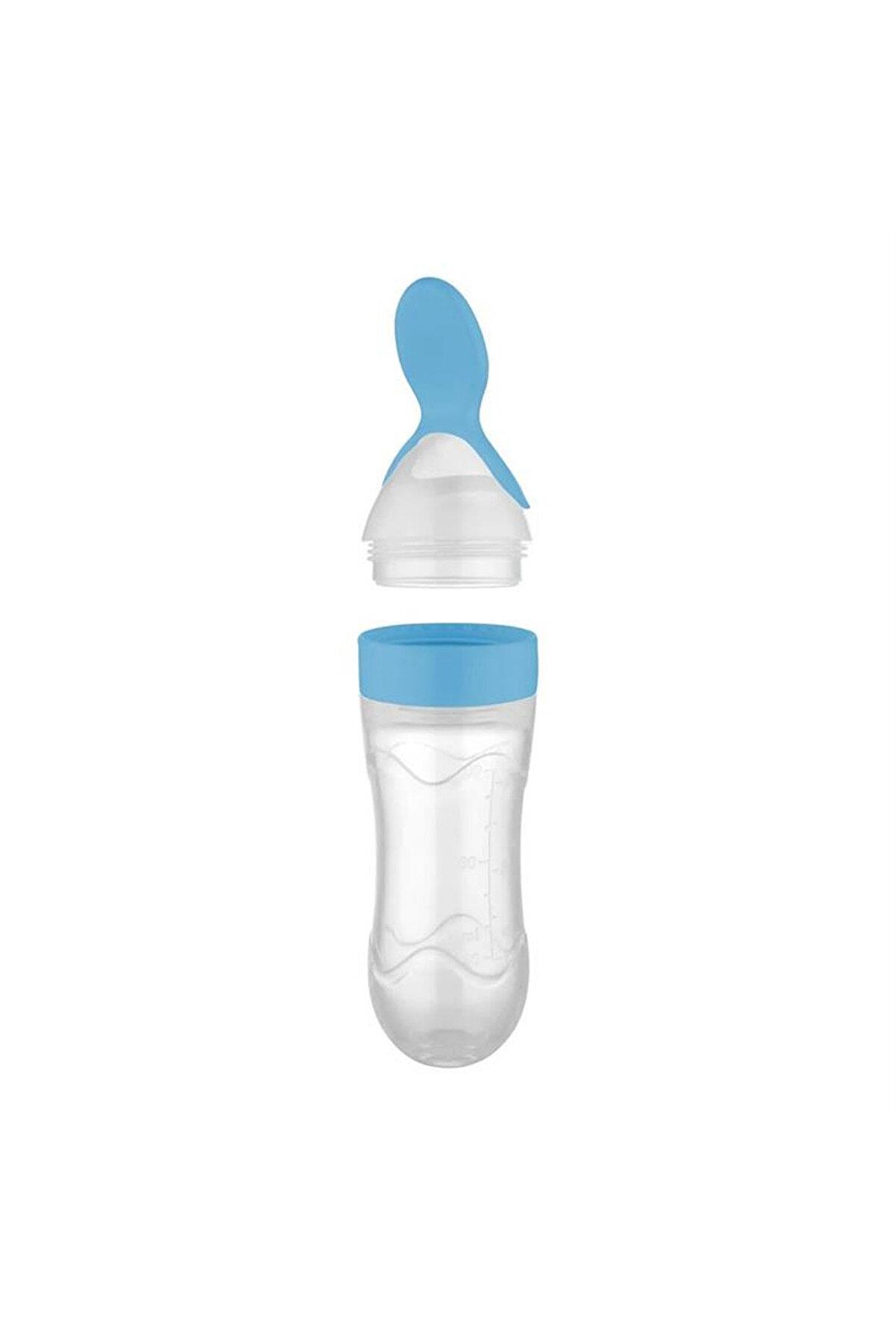 Babyjem Sıkmalı Kaşık Mavi 806