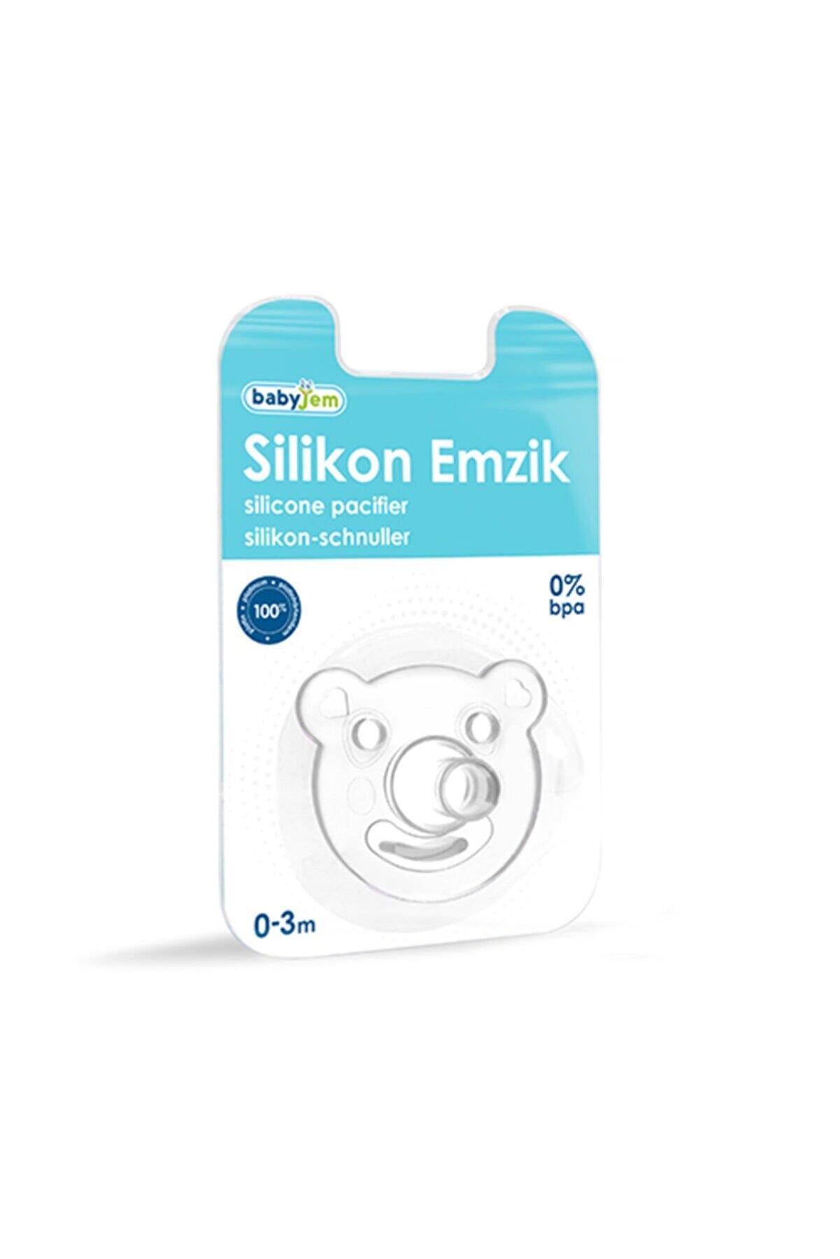 Babyjem Silikon Emzik 0-3 Ay Şeffaf