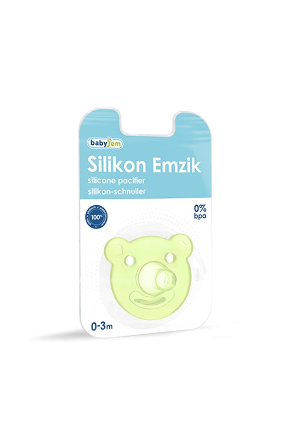 Babyjem Silikon Emzik 0-3 Yeşil