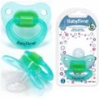 BabyTime Silikon Damaklı Koruyucu Kapaklı Mat Gövdeli Emzik N.2 BT138-2
