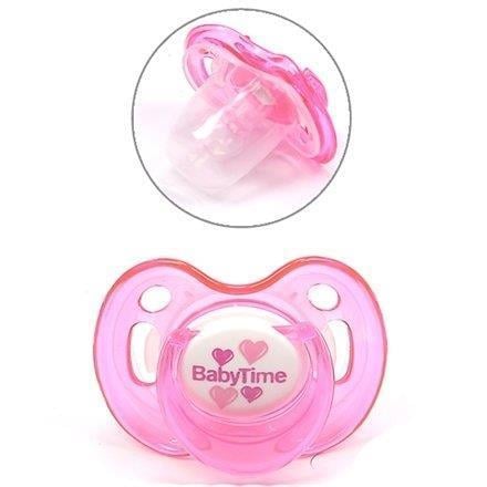 BabyTime Silikon Kiraz Uçlu Koruyucu Kapaklı Akide Gövdeli Desenli Emzik N.2 BT150-2