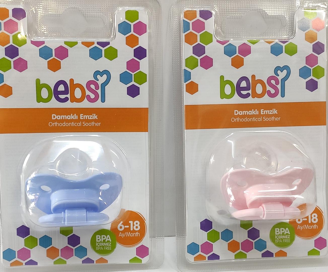 Bebsi Damaklı Emzik 6-18 Karma Renk