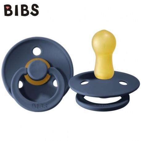 Bibs Colour Bebek Doğal Kauçuk Emzik 6-18 Ay Steel Blue