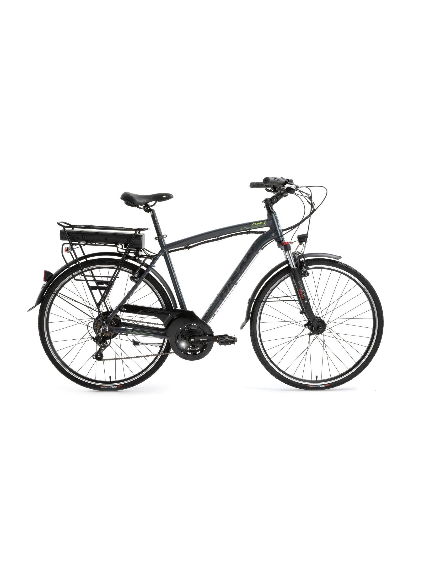 Bisan Comet-24 Ürün Rengi: Parlak Gri   Kadro: 20.5'' - 52 Cm   Vites: 3x7 Vites   Tekerlek: 28''   Etiket Rengi: Sarı