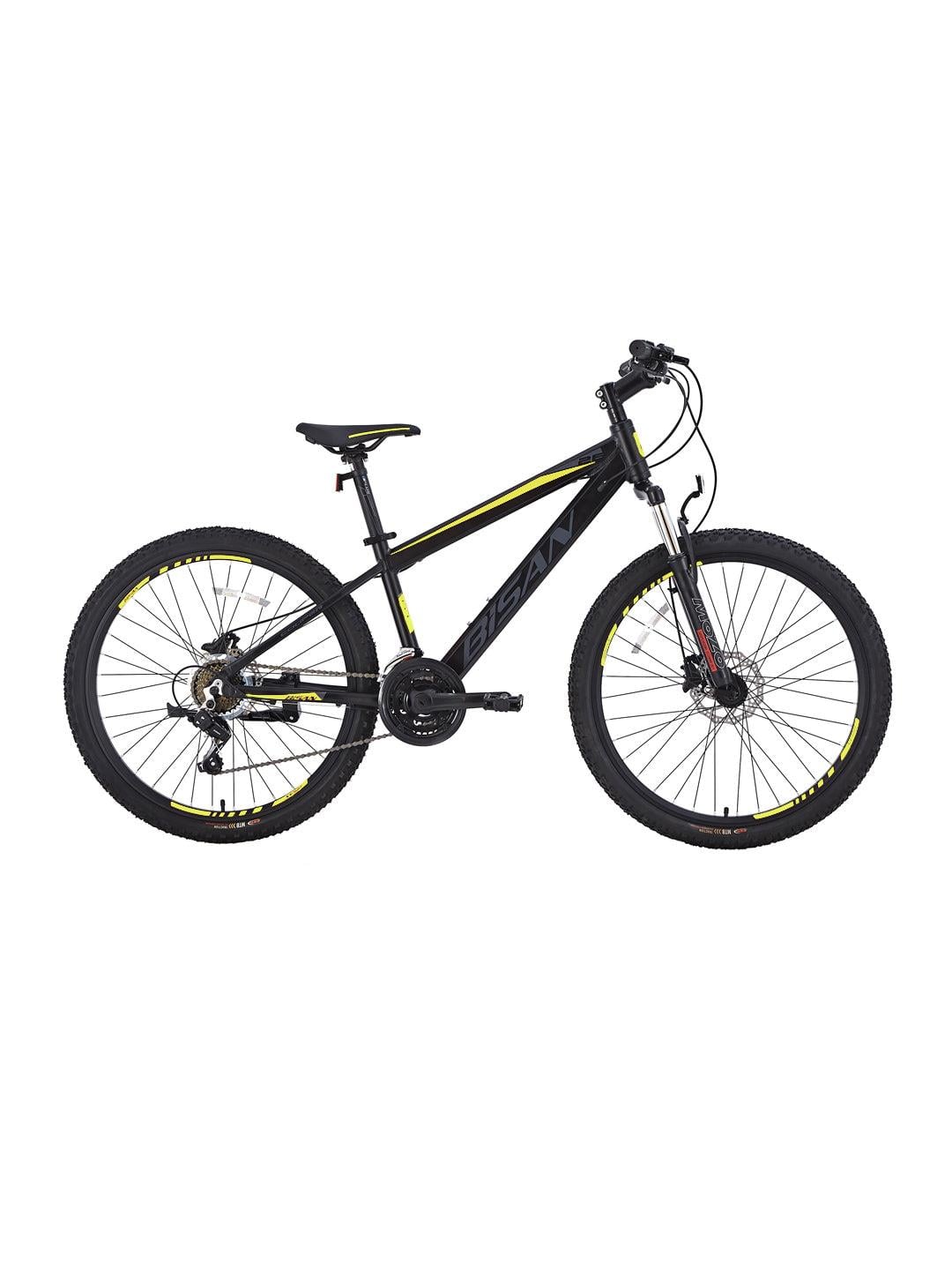 Bisan Cooper 27.5'' Hd-25 Ürün Rengi: Mat Siyah   Kadro: 37 Cm   Vites: 3x7 Vites   Tekerlek: 27.5''   Etiket Rengi: Sarı