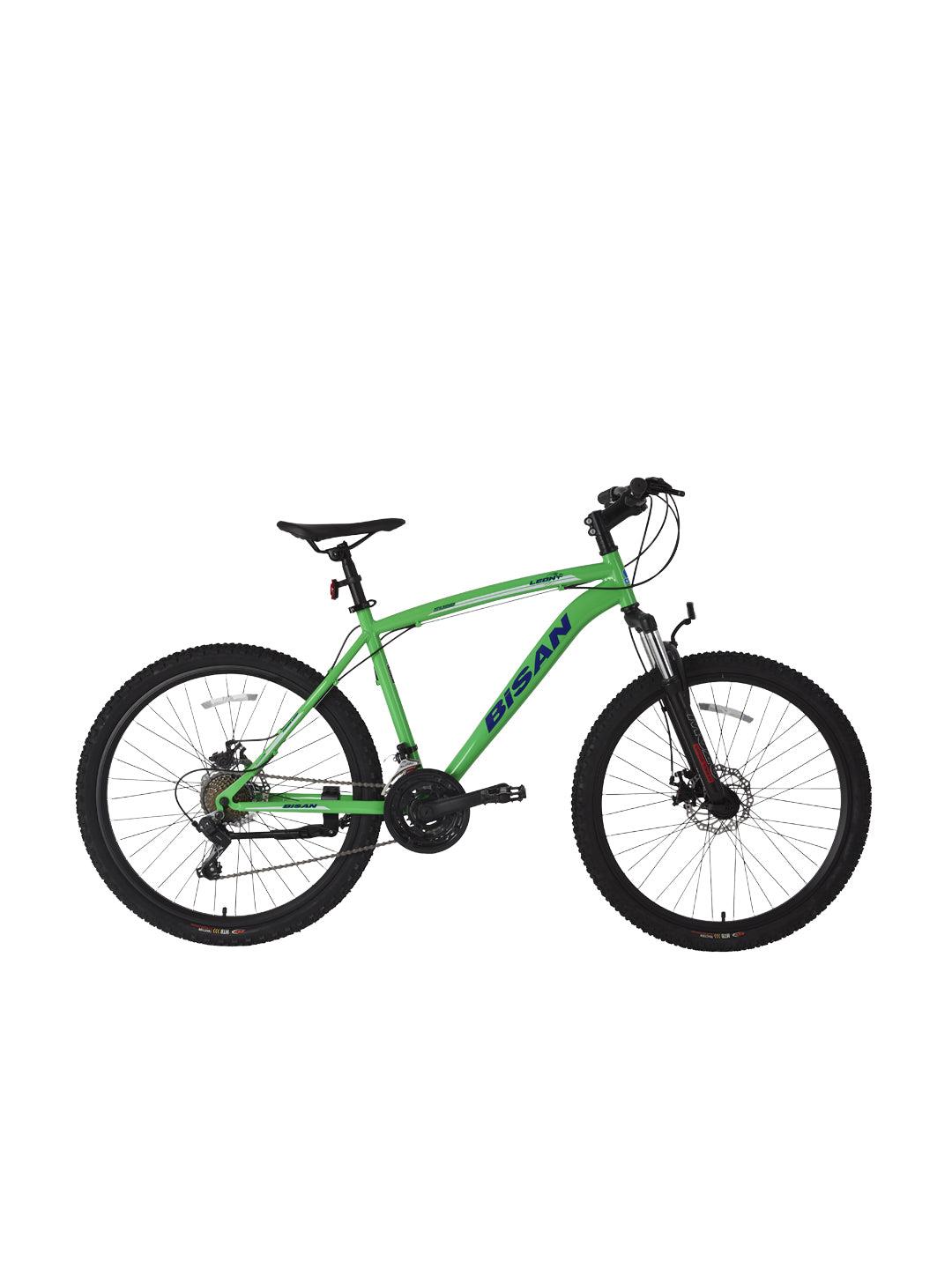 Bisan LEON MD-25 Ürün Rengi: NEON YEŞİL Kadro: 34 CM Vites: 3x7 VİTES Tekerlek: 24