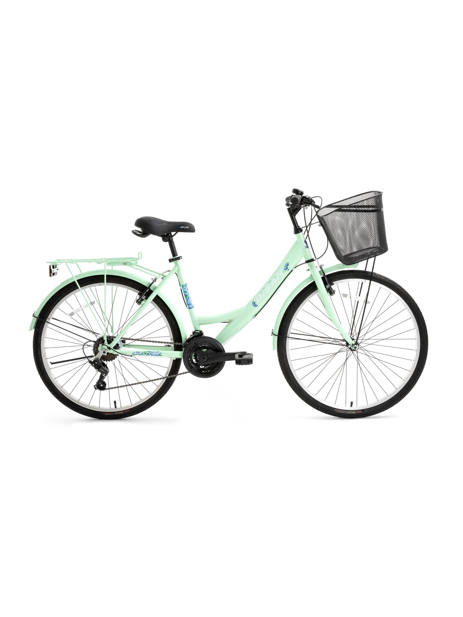 Bisan Lotus -25/3 Ürün Rengi: MİNT YEŞİL Kadro: 34 CM Vites: 3x7 VİTES Tekerlek: 24