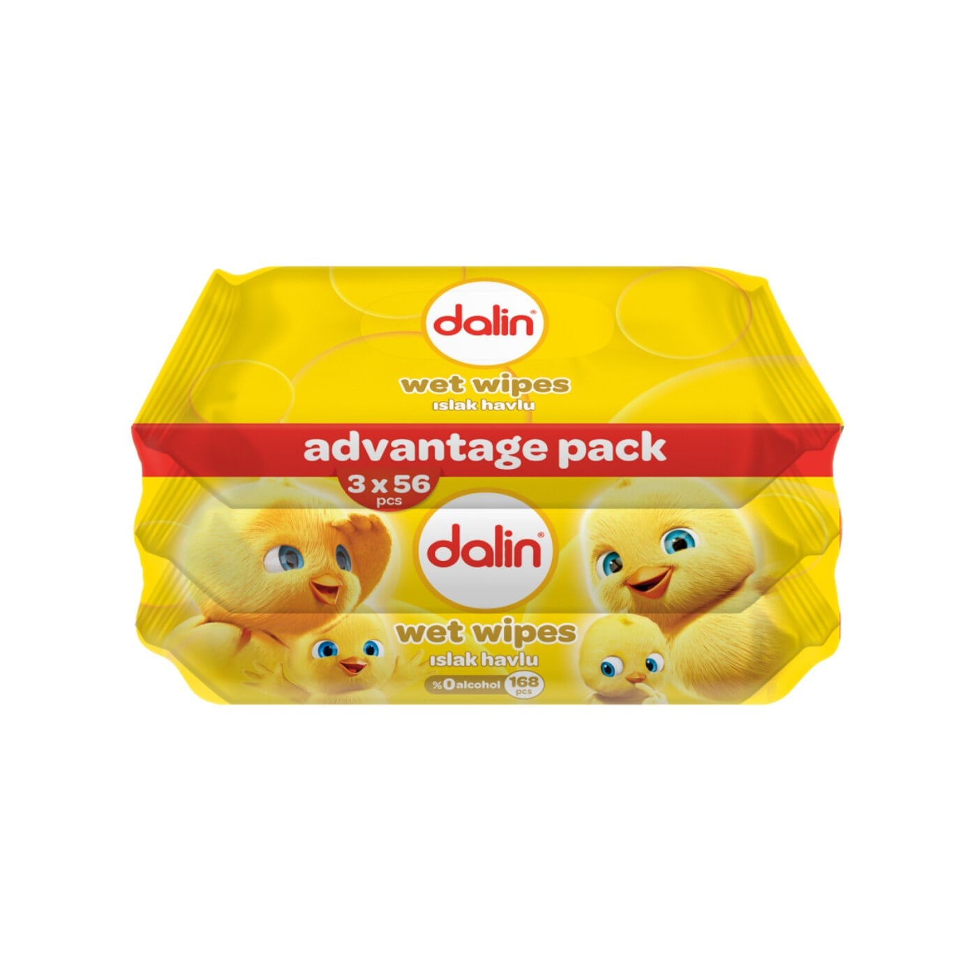 Dalin Klasik Islak Havlu 3x56 Adet