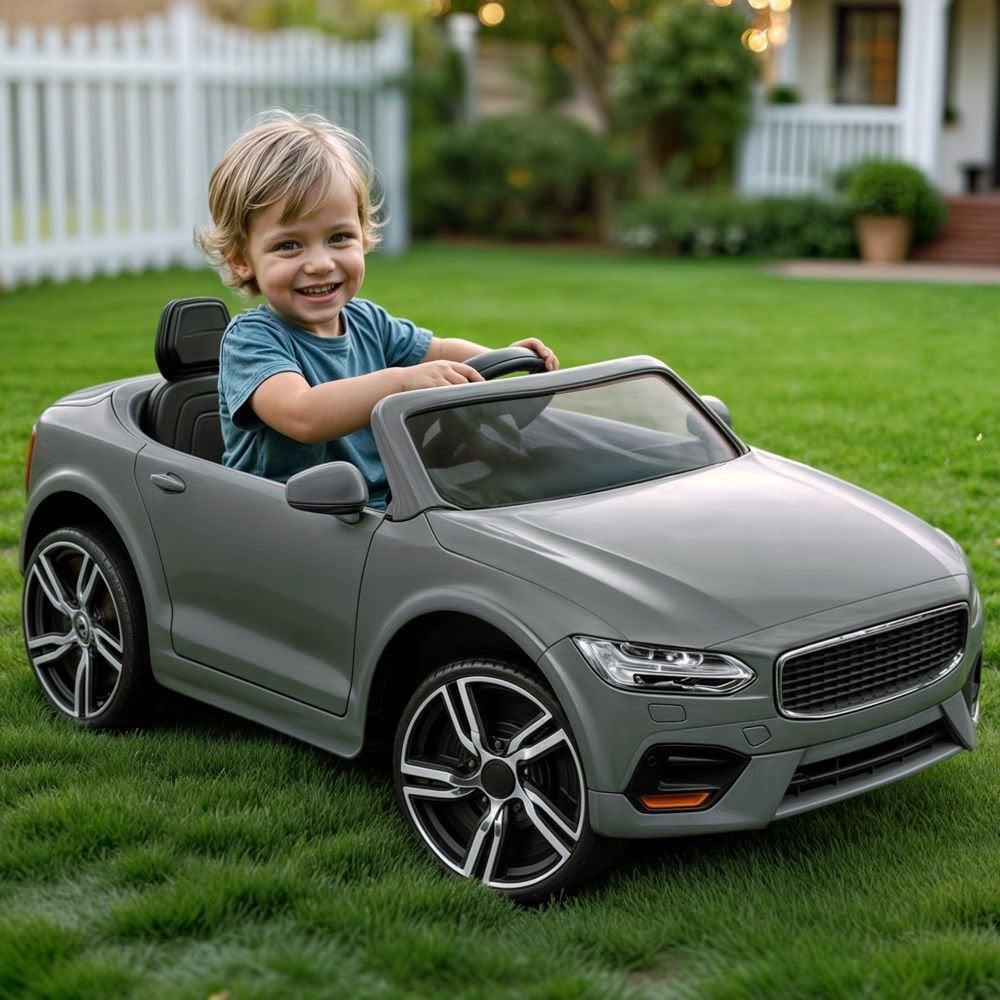 Dolu Grandex 12v Kumandali Akülü Araba Nuve Gri