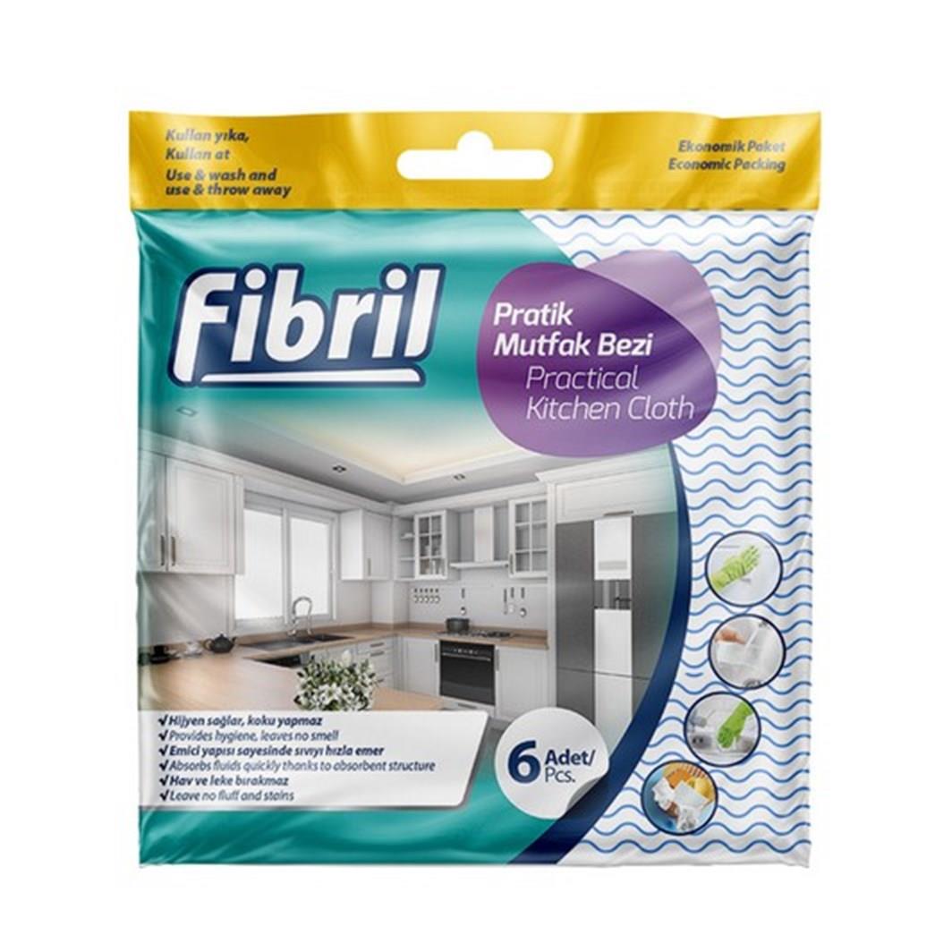 Fibril Pratik Mutfak Bezi 6 Adet