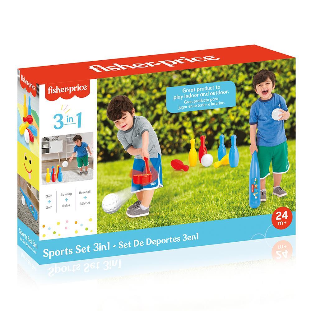 Fisher-price 3 Oyun 1 Arada Spor Seti (Basketbol+bowling-golf)