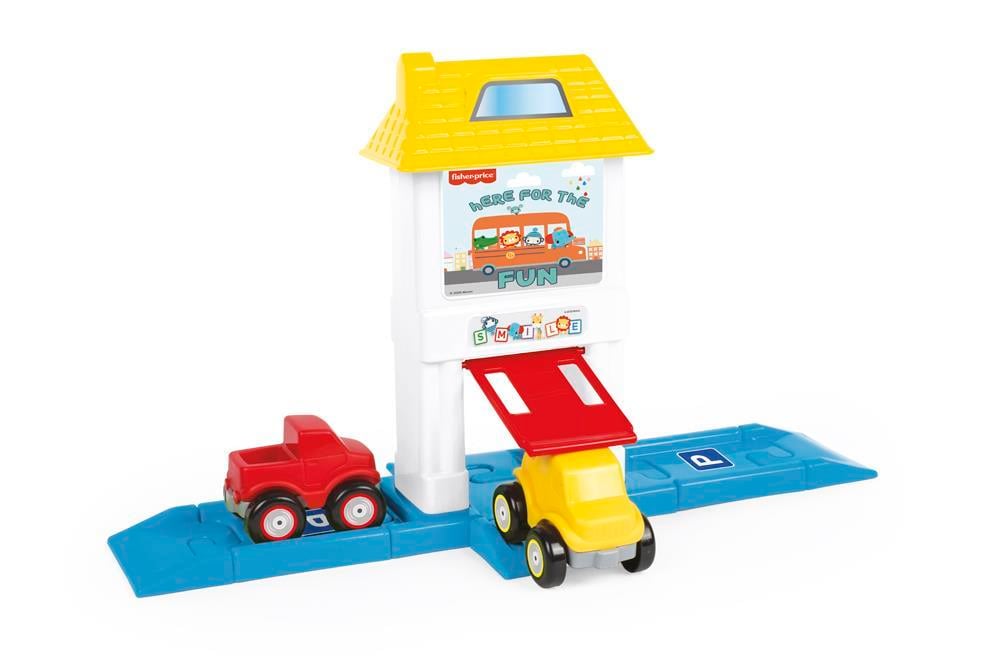 Fisher-price Pikap & Araba Ev Geçitli Yol Seti Roadway Set With House & Gate