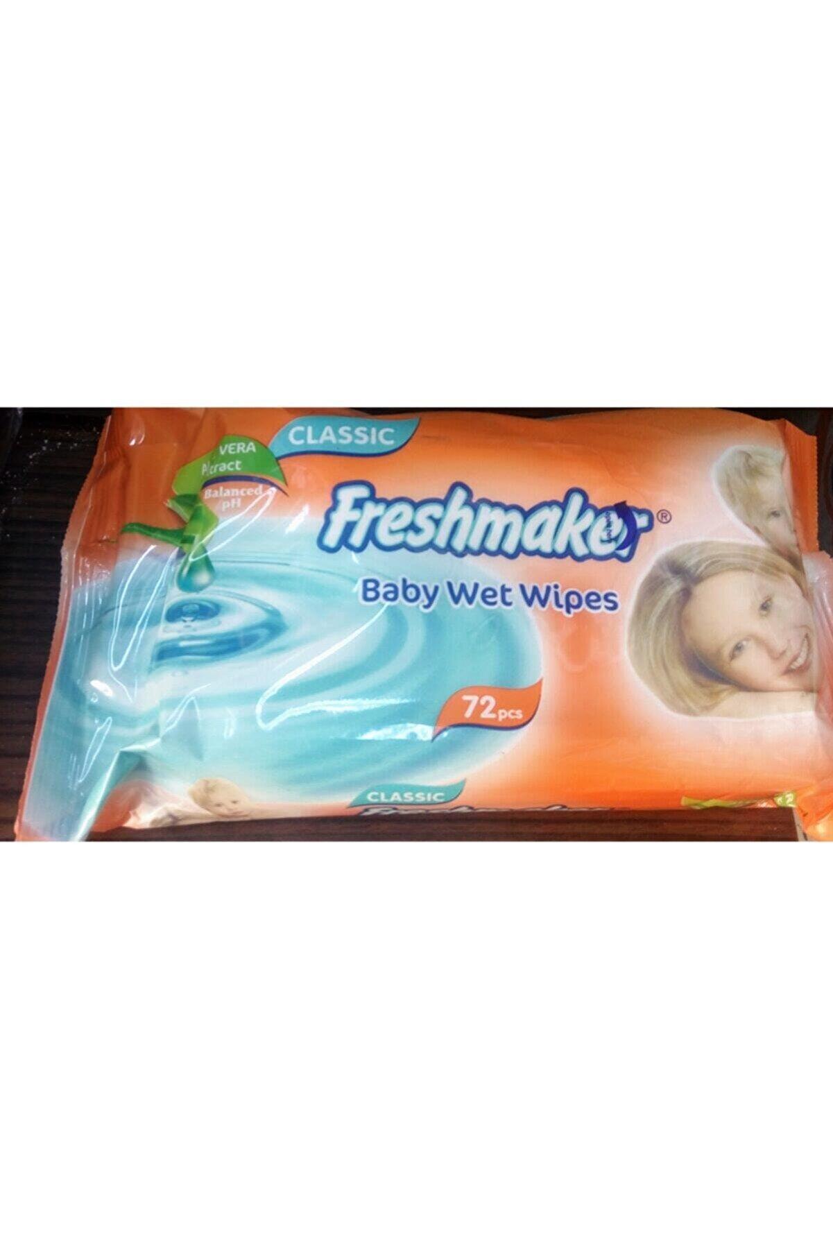 Freshmaker Kapaksız Aloe Vera Özlü Alkolsüz 72li Islak Havlu