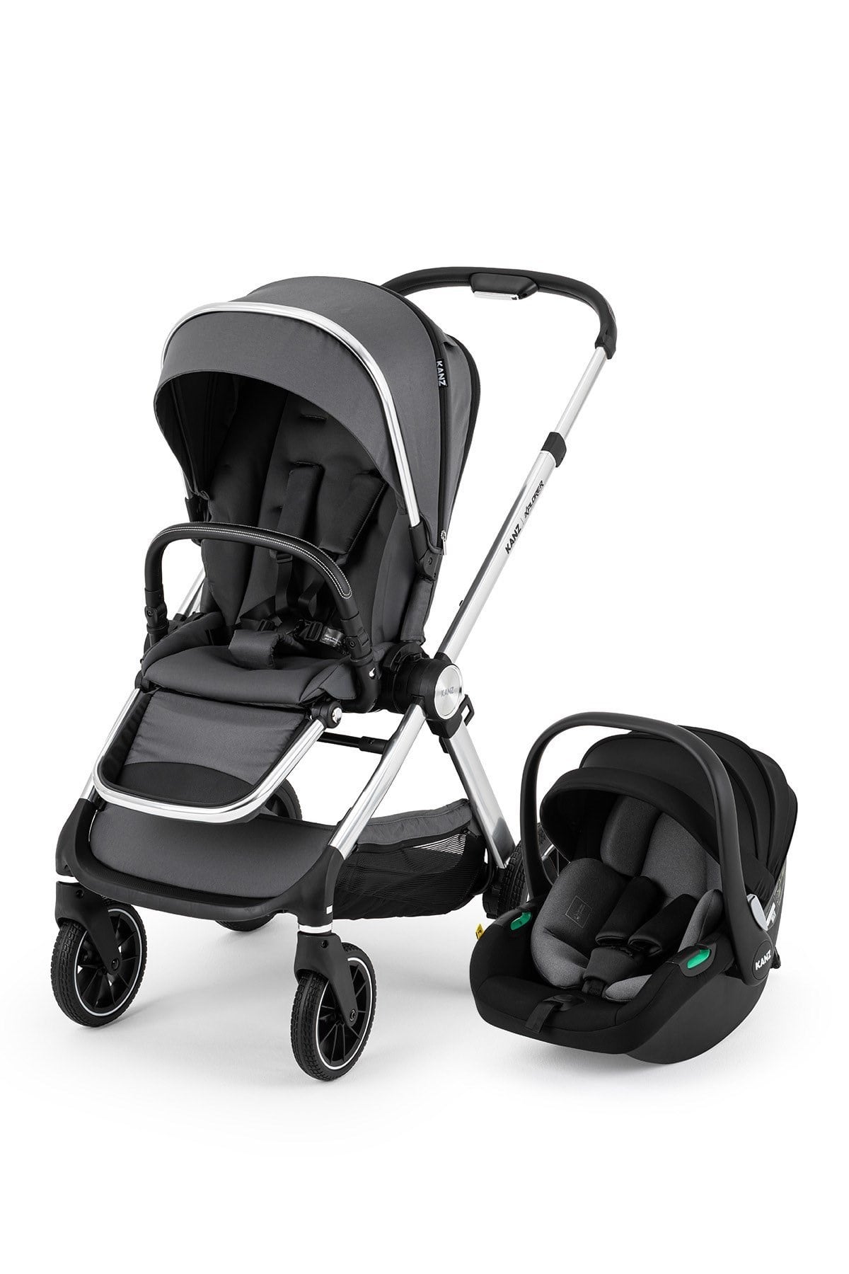 Kanz Explorer Travel Sistem Bebek Arabası Grey