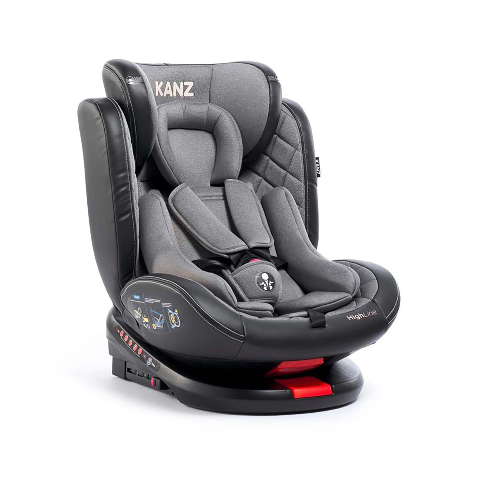 Kanz Highline 360 Derece Dönebilen Oto Koltuğu Gri 8681447103831