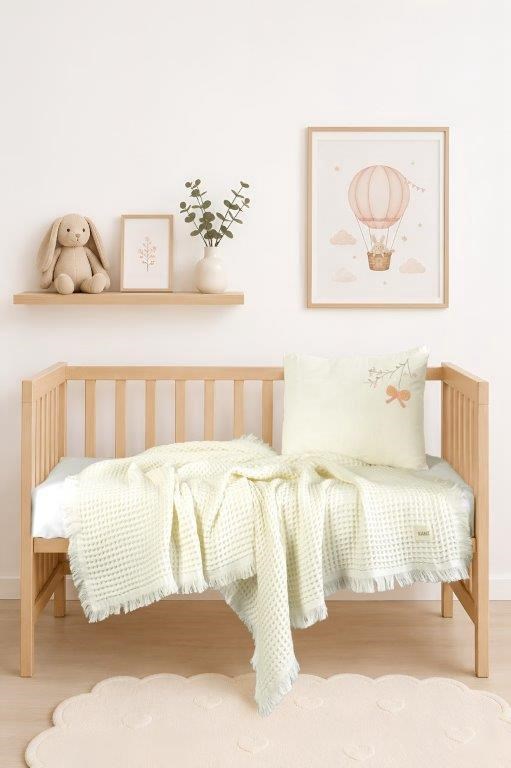 Kanz Home Kanz - Masal Rüya Pike Set (knz-0073) Knz-0073.Bow-Krem-------