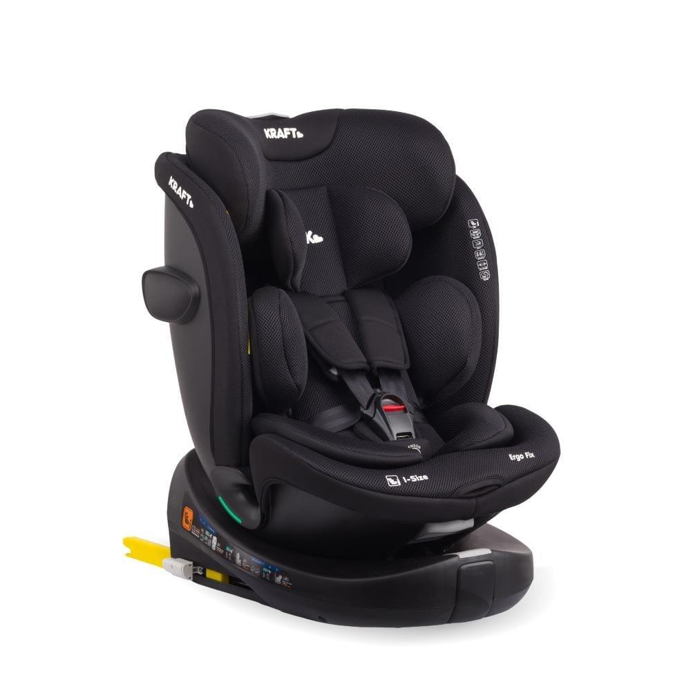 Kraft Ergo Fix i-Size (40-150 cm) 0-36 Kg Oto Koltuğu Siyah