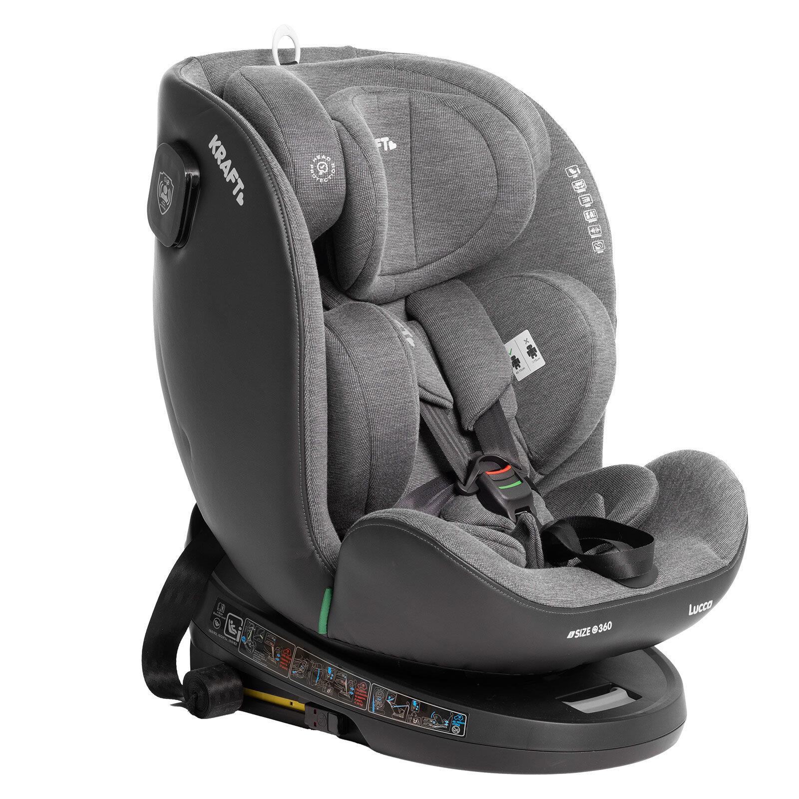 Kraft Lucca i-size (40-150 cm) 0-36 Kg Oto Koltuğu Gri