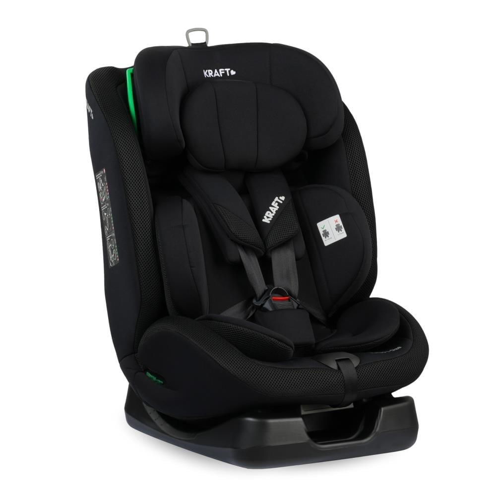 Kraft Turbo i-Size 40-150 cm (0-36 Kg) Oto Koltuğu Siyah