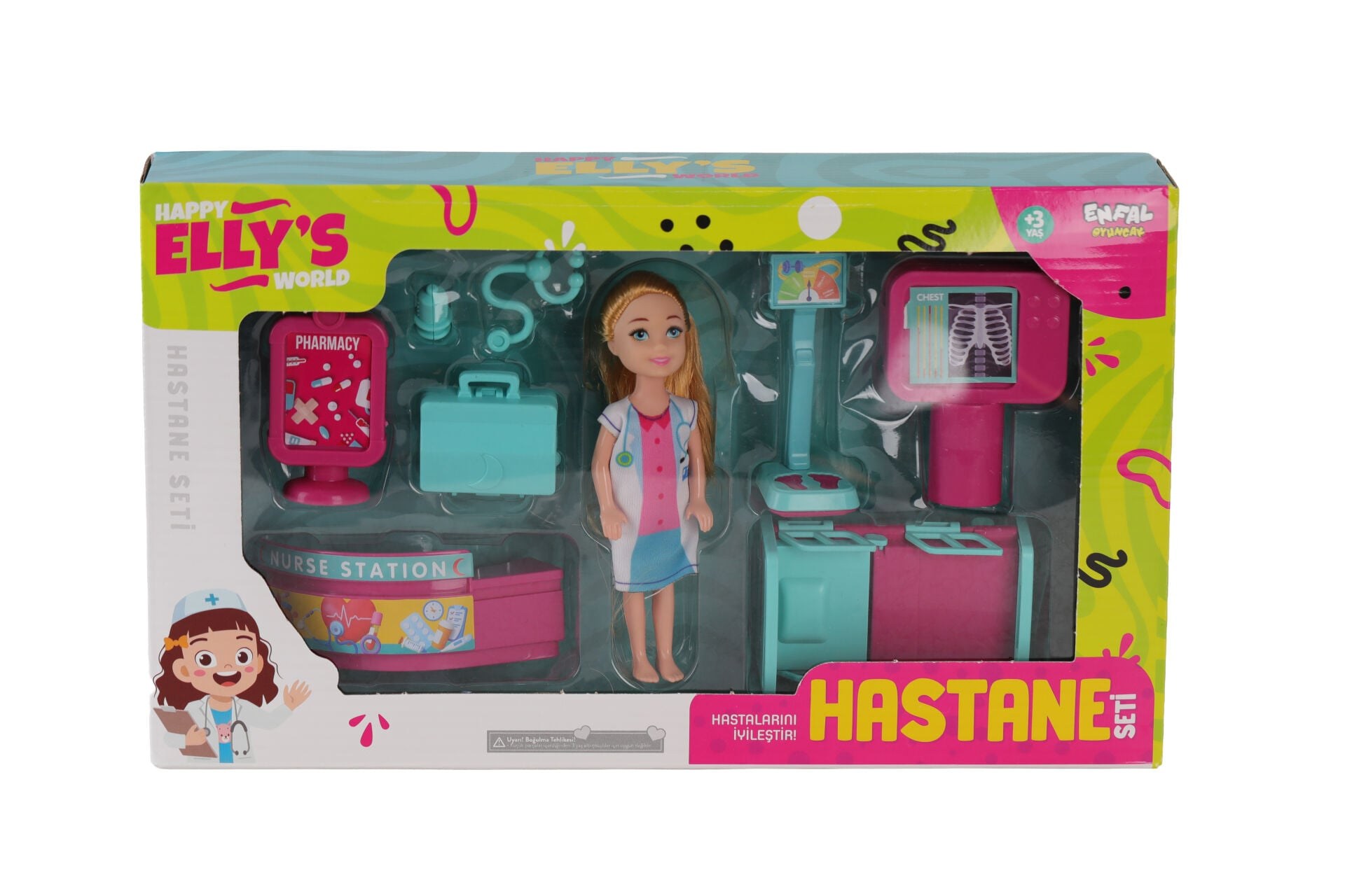 Let's Be Child Elly's World Hastane Seti