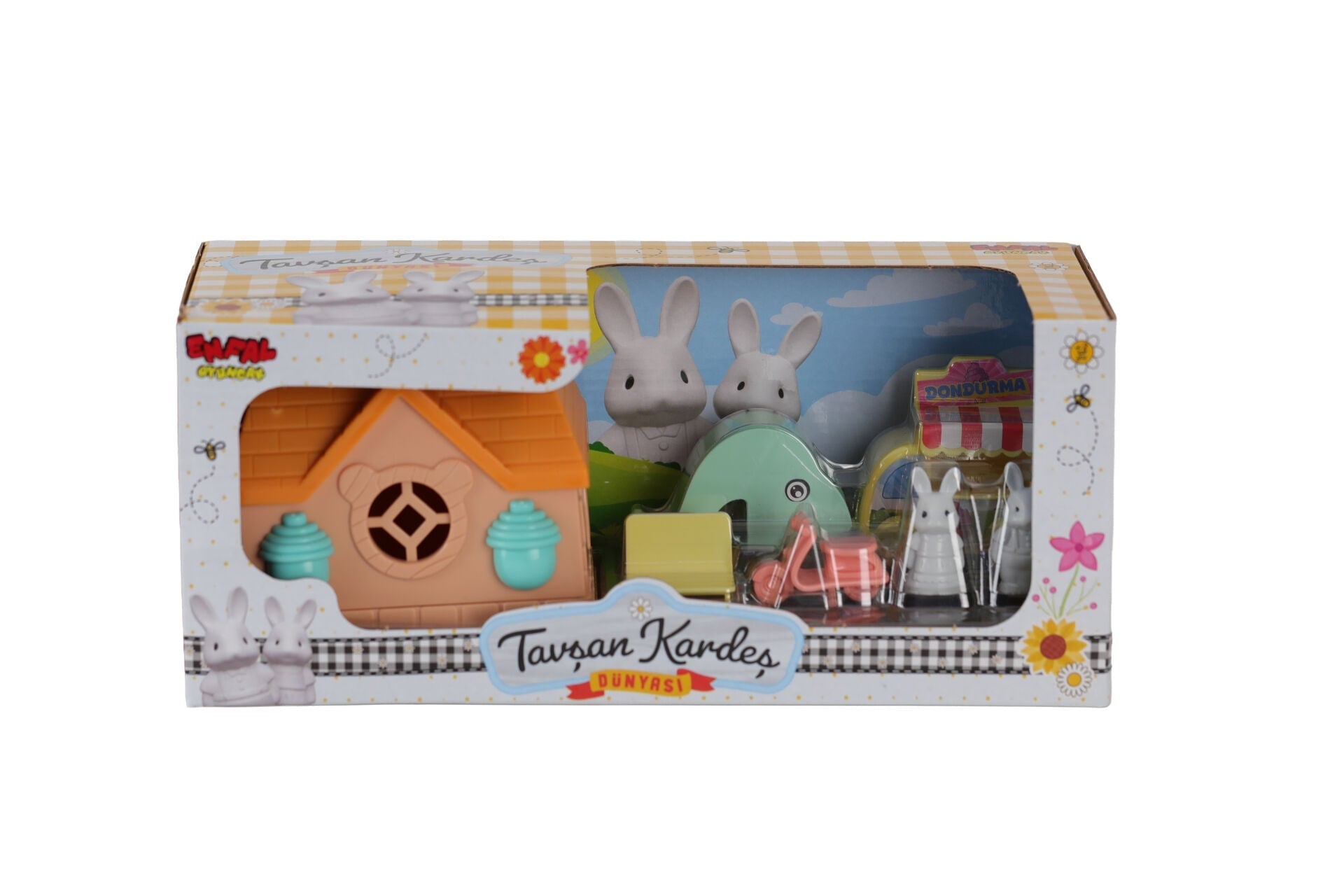 Let's Be Child Sevimli Tavşanlar Ve Kaydıraklı Evi
