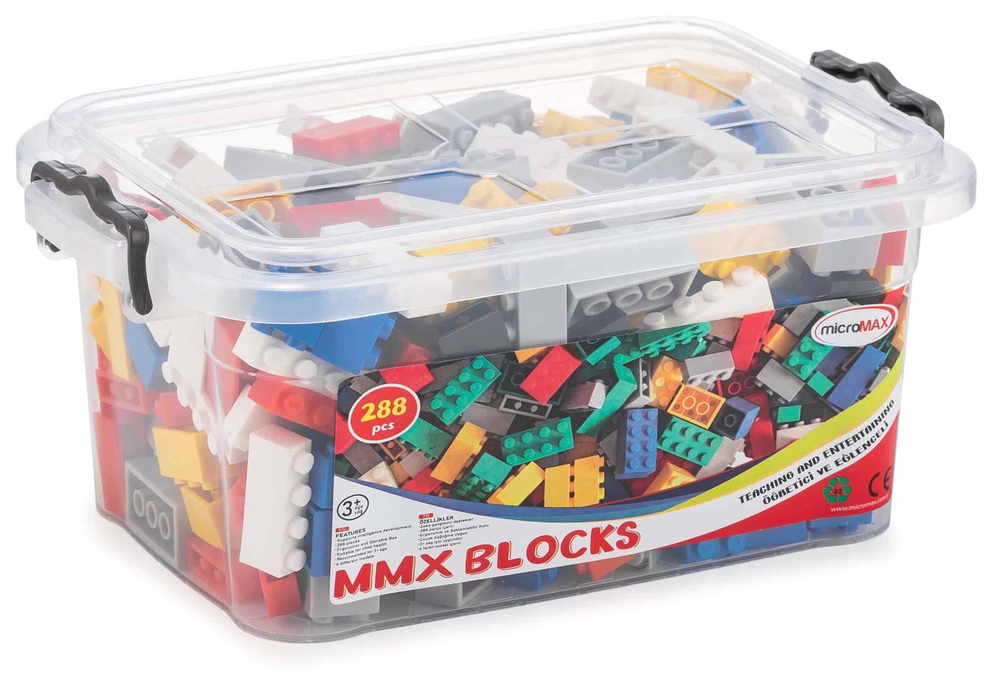 Micromax Toys Mmx Blok 288 Parça (saklama Kabinda) 8683312020113