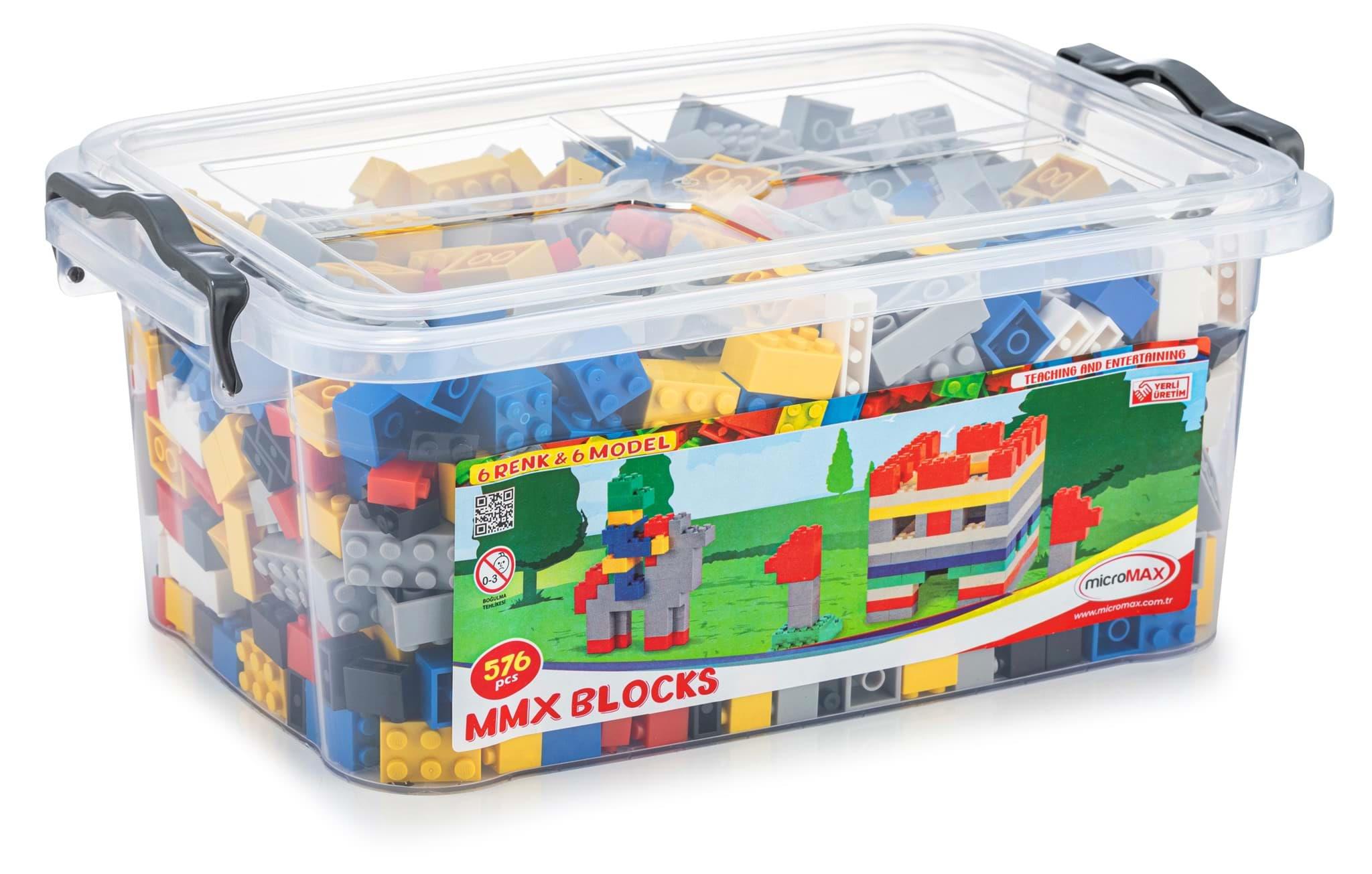 Micromax Toys Mmx Blok 576 Parça (saklama Kabinda) 8683312020137