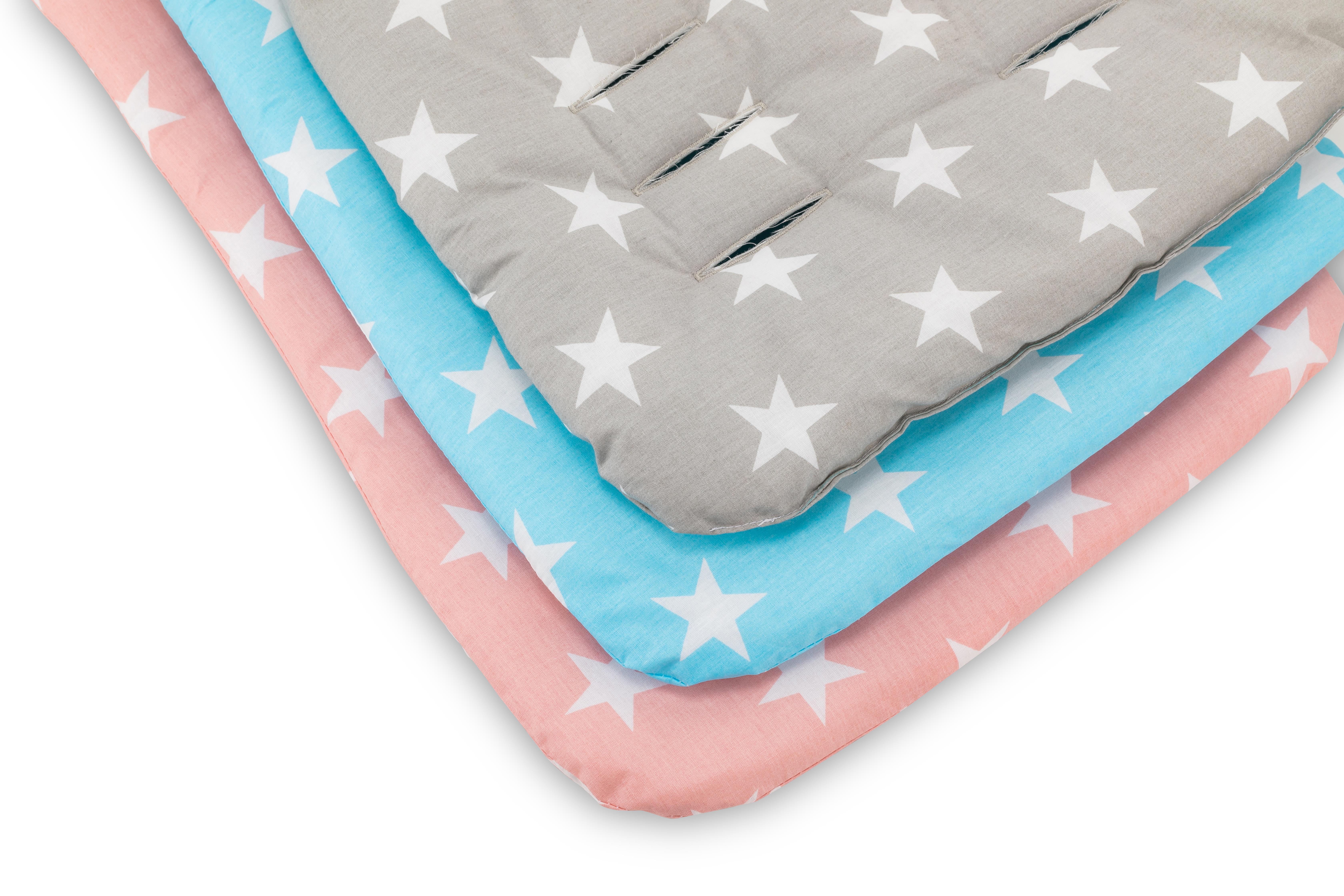 Moje Bebek Arabası Ve Taşıma Minderi Mega Yıldız Pembe ( Yalnızca Minder )