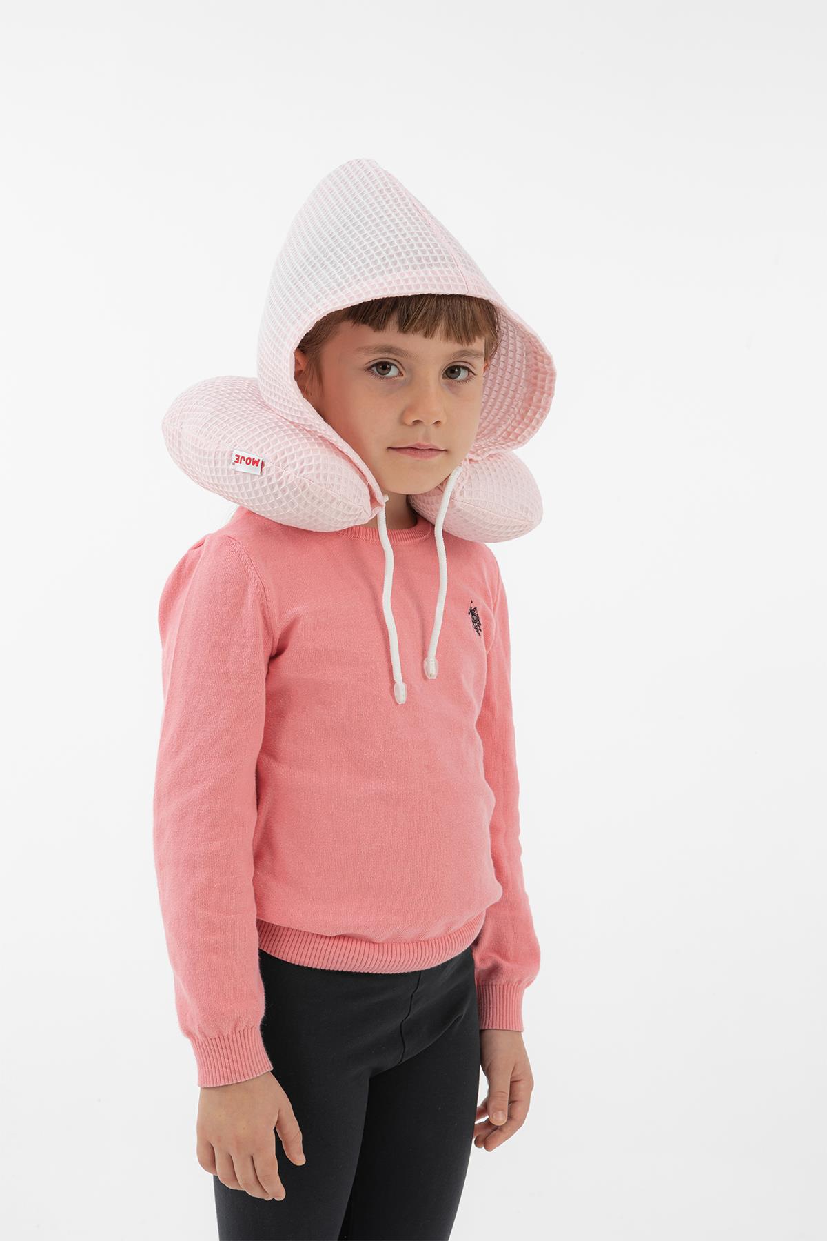 Moje Şapkalı Boyun Koruyucu Yastık Pembe