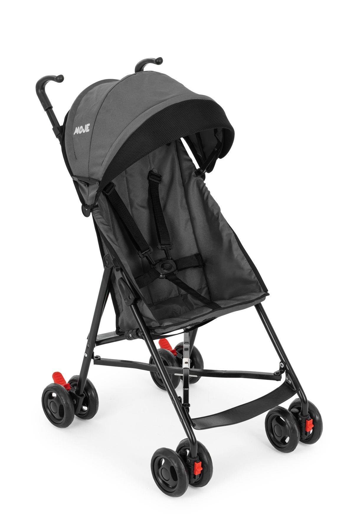 Moje Simple Pratik Baston Bebek Arabası Gri