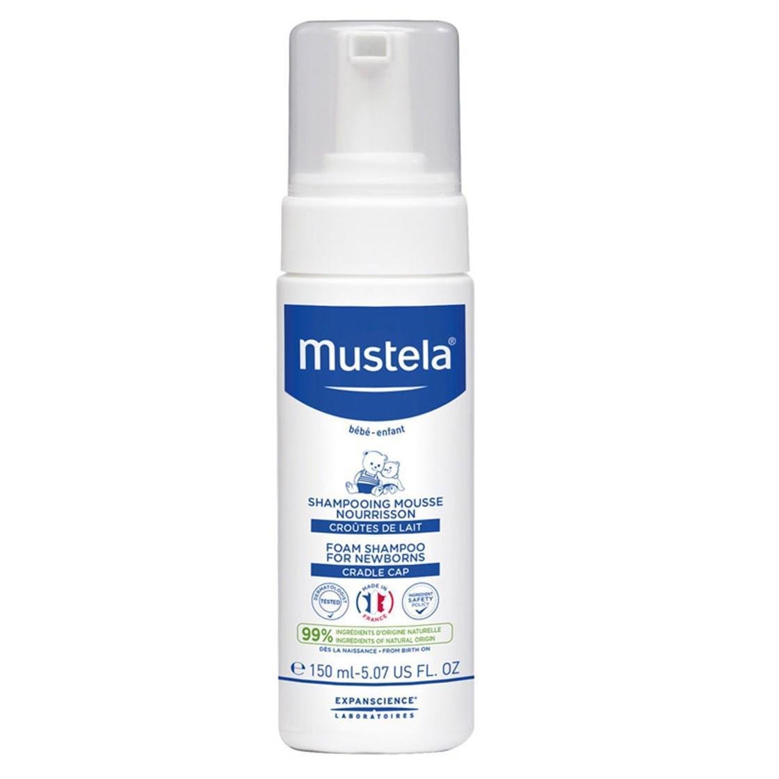 Mustela Foam Shampoo Yenidoğan Konak Önleyici Köpük Şampuan 150 ml