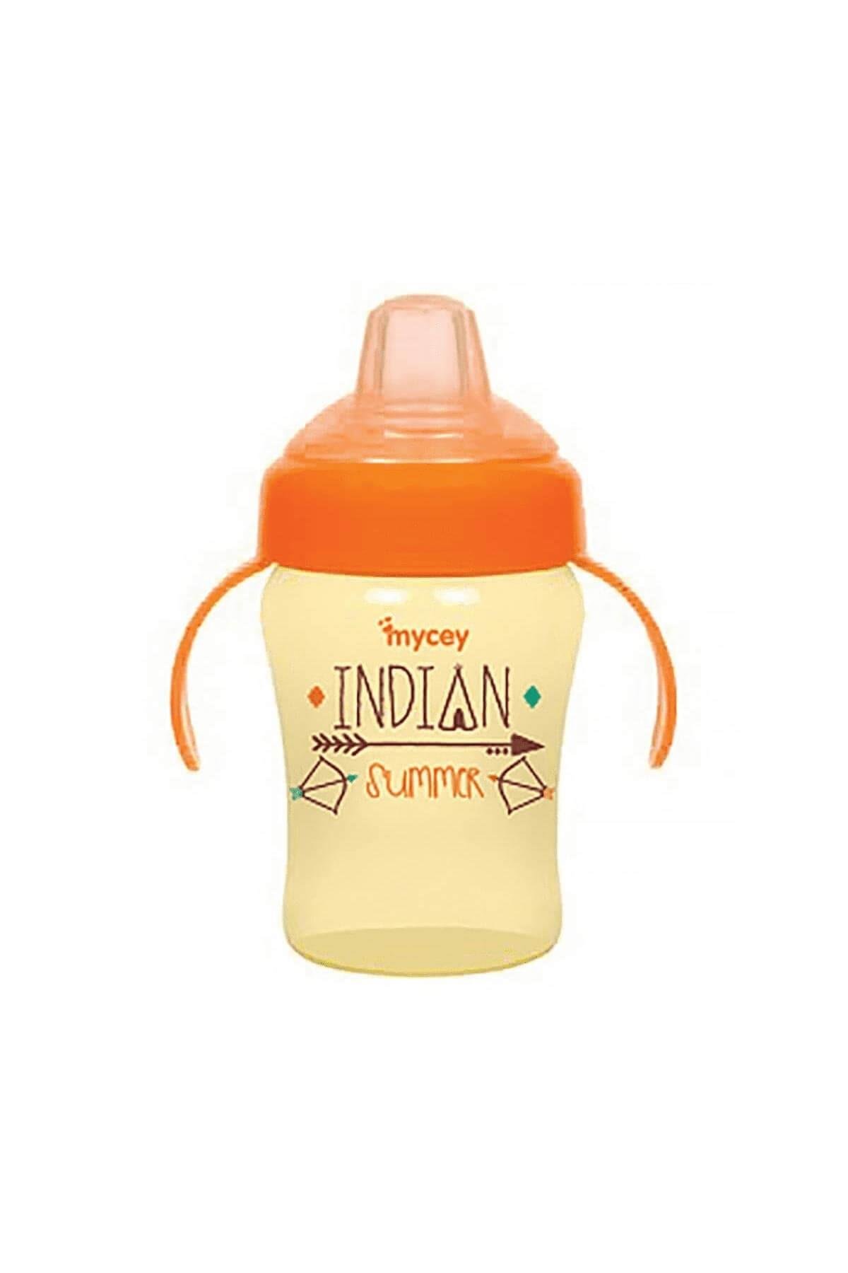 Mycey Damlatmaz Bardak Kulplu Indian Turuncu
