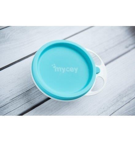 Mycey Kapaklı Mama Tabağı - Yeşil