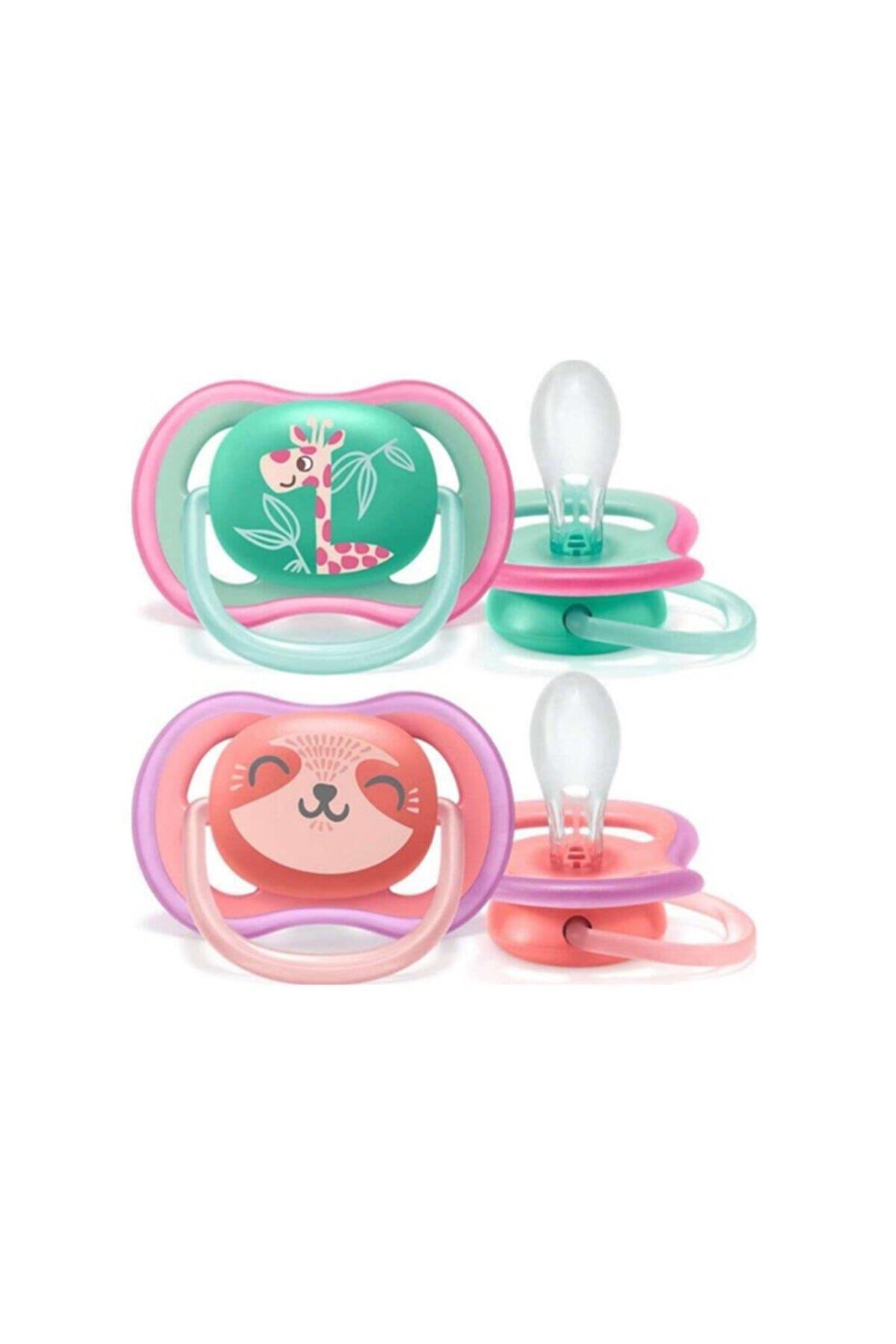 Philips Avent Scf349/12 Ultra Air 2'li Silikon Emzik 18+ Ay Kız