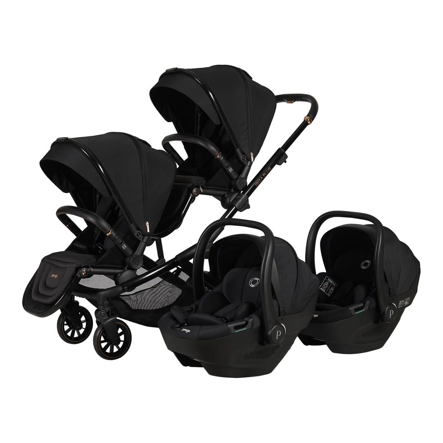 Prego İbiza Plus I-Size Travel Sistem Bebek Arabası 2420 Siyah ( Oto Koltukları Dahildir )