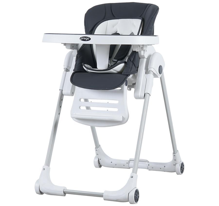 Prego Lucca Yatarlı Fonksiyonel Lüx Mama Sandalyesi 4024 Füme