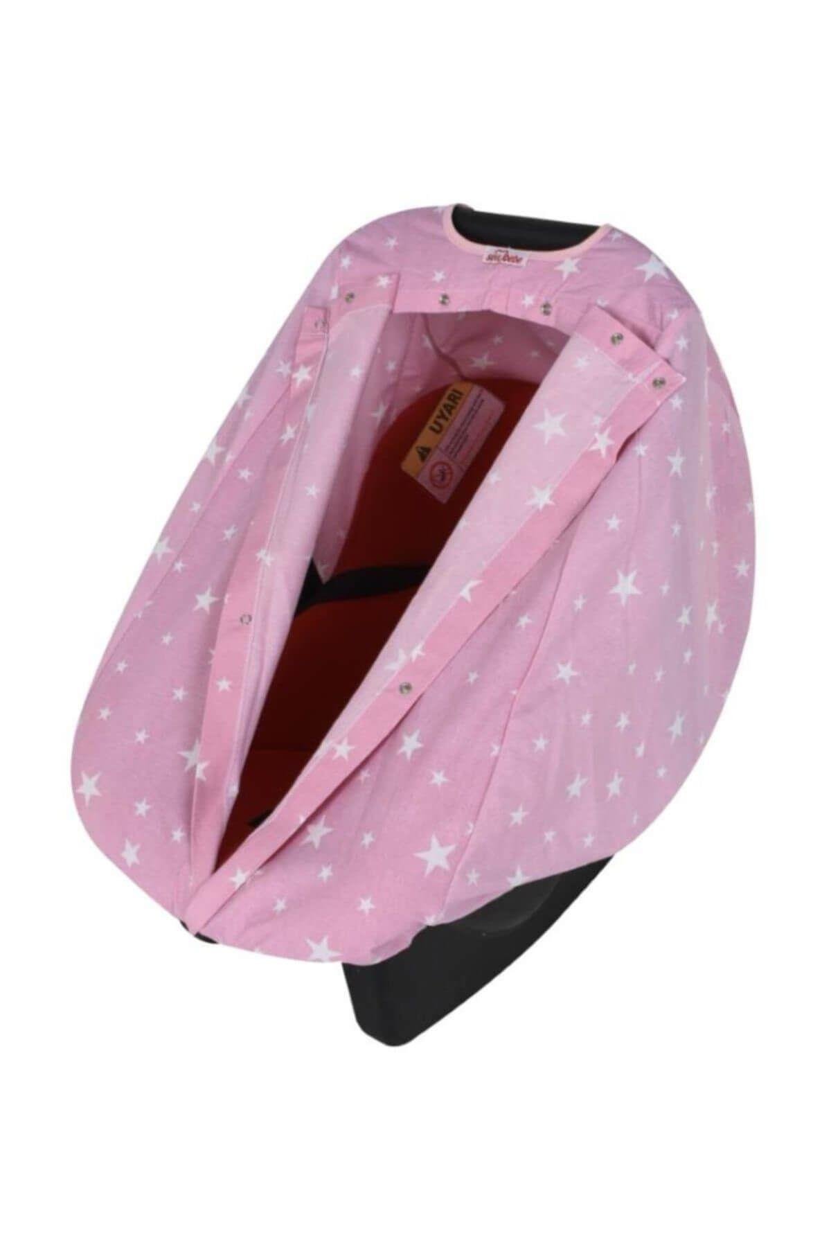 Sevi Bebe Anakucağı Örtüsü - Pembe Yıldız 237-2